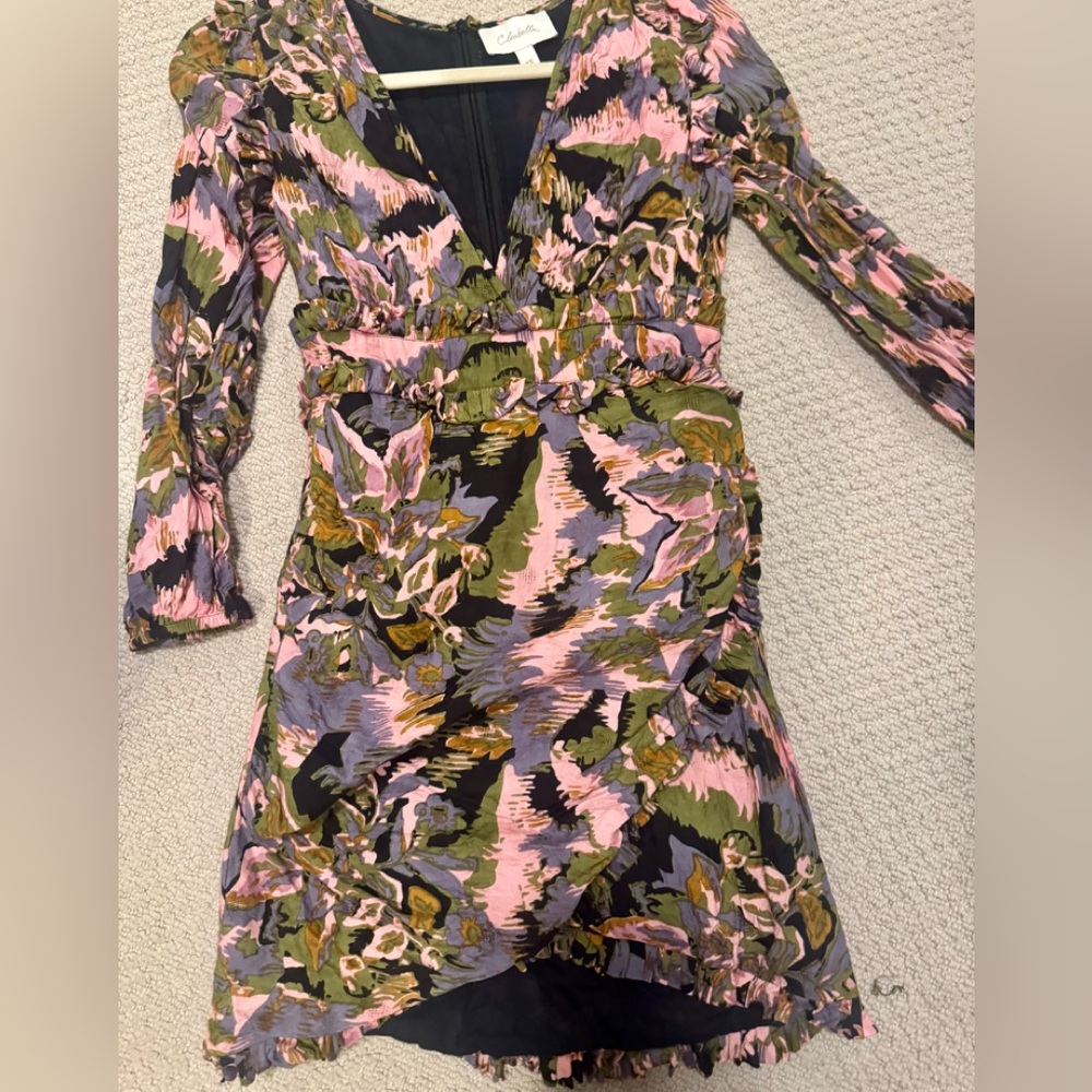 Cleobella Multicolor Floral Long Sleeve Dress